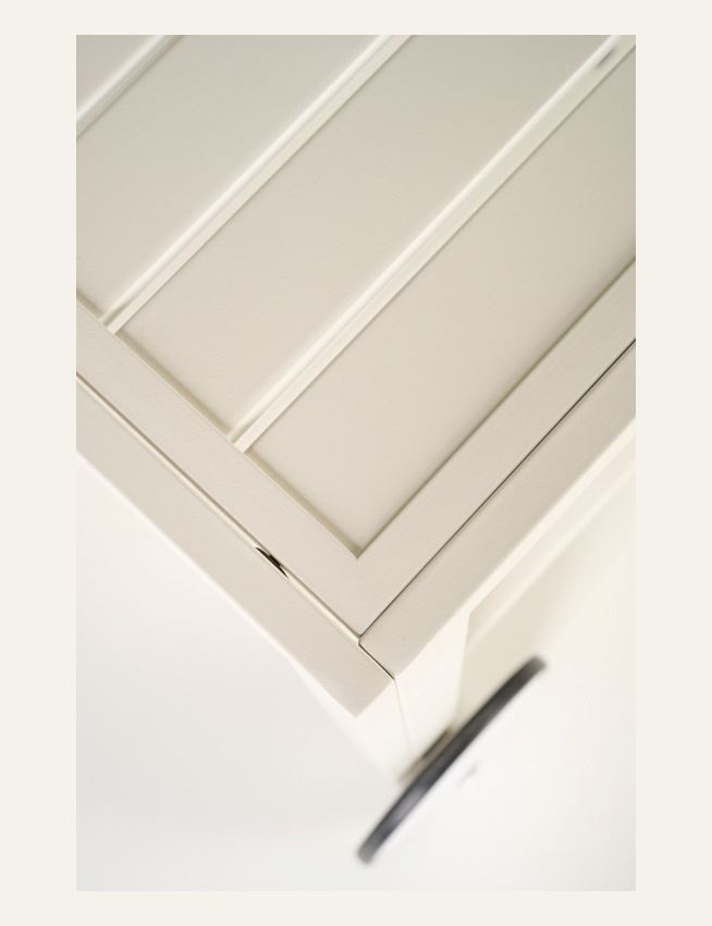 Tarjoiluvaunu luonnonvalkoinen - 3