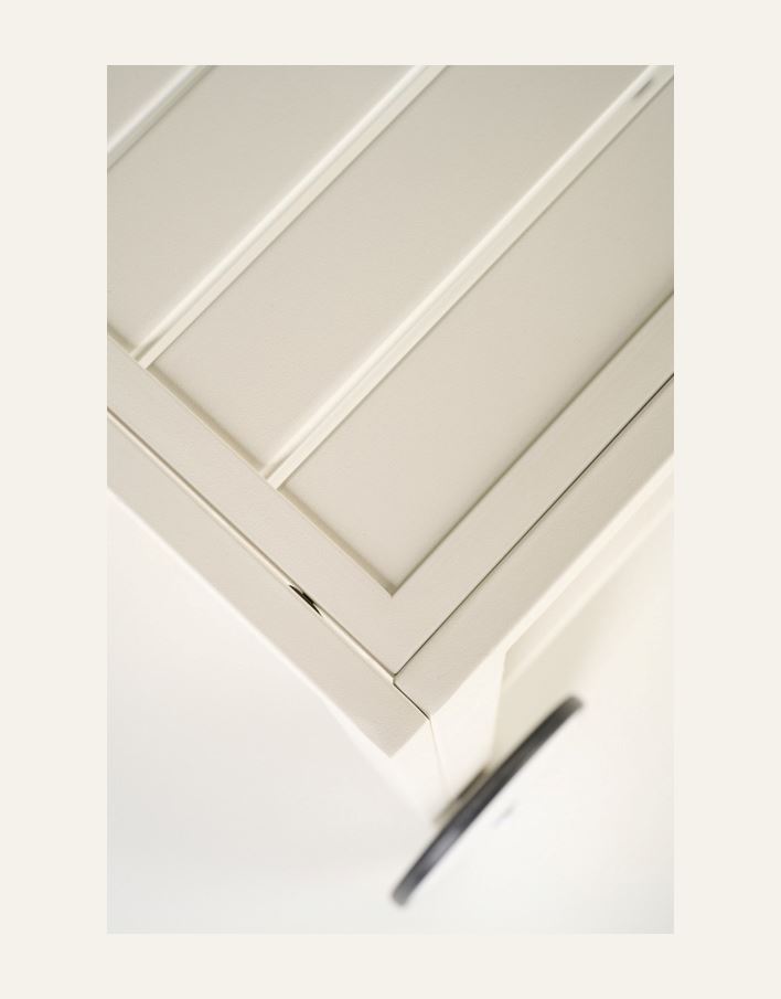 Tarjoiluvaunu luonnonvalkoinen - 3