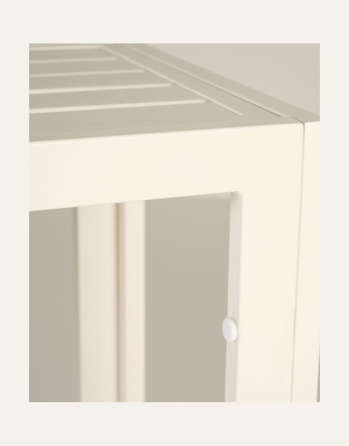 Tarjoiluvaunu luonnonvalkoinen - 2