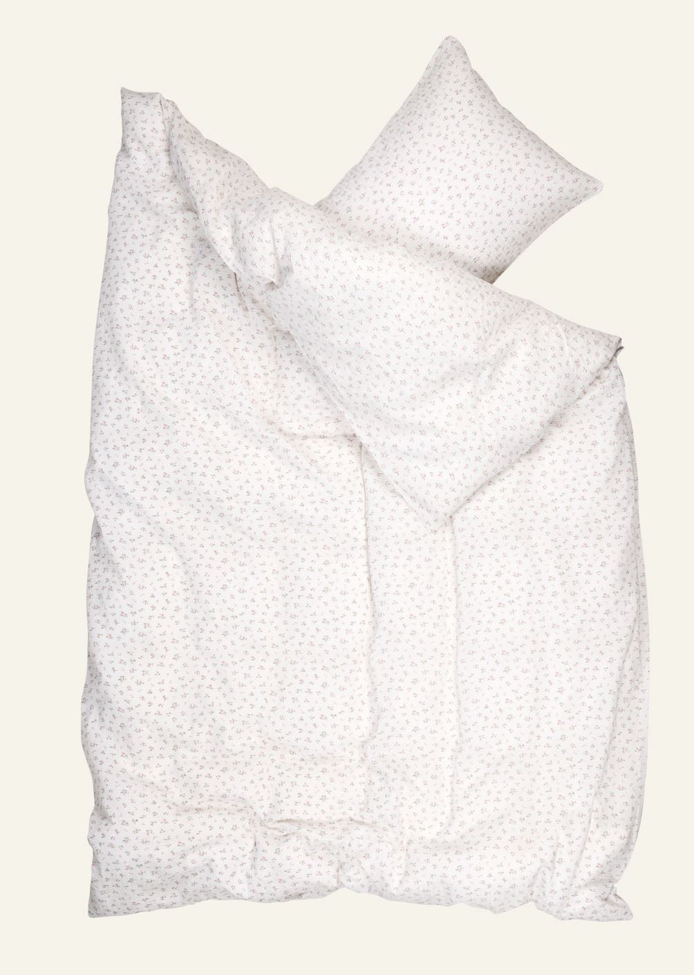 Pussilakanasetti kreppipuuvillaa roosa - 2