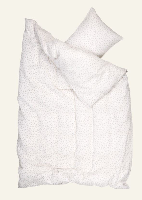 Pussilakanasetti kreppipuuvillaa roosa - 2