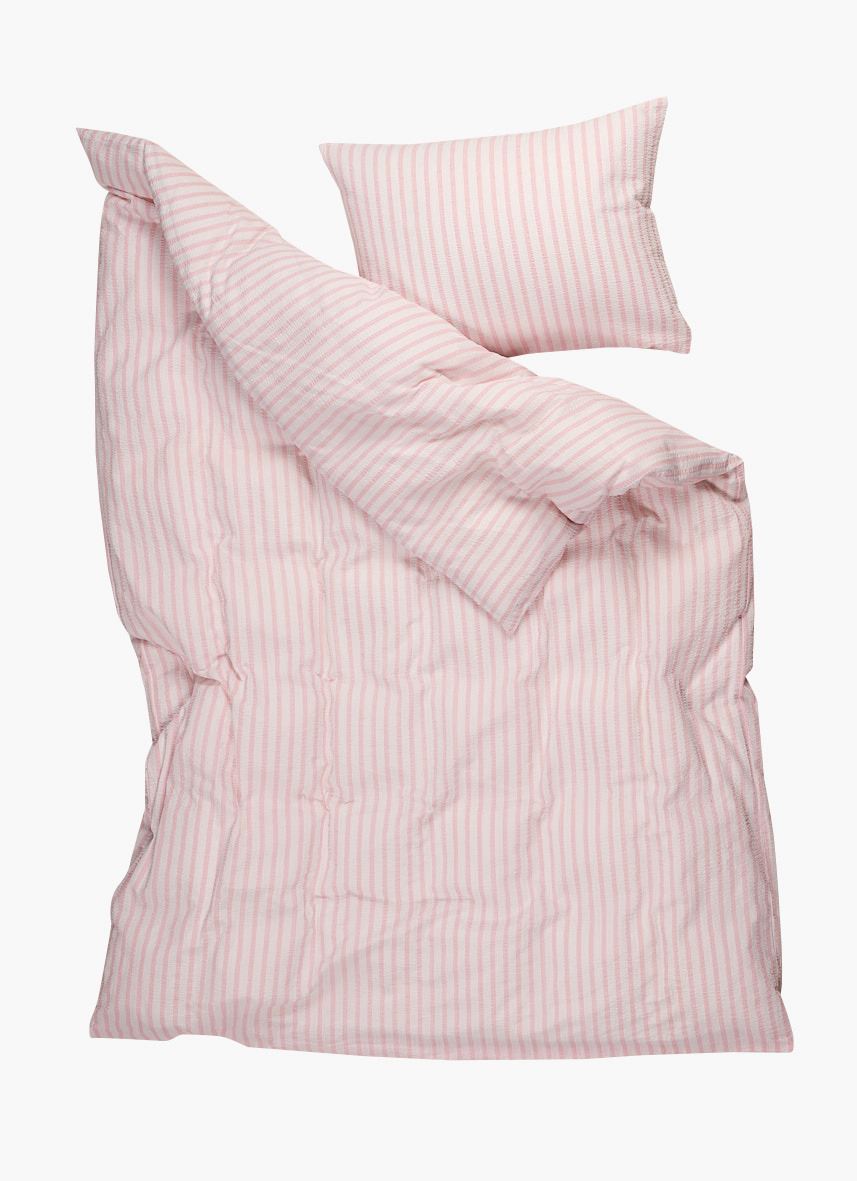 Pussilakanasetti kreppipuuvillaa vaaleanroosa - 2