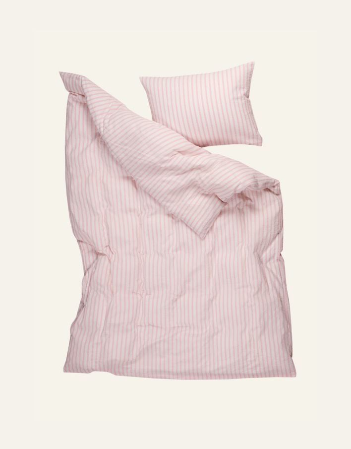 Pussilakanasetti kreppipuuvillaa vaaleanroosa - 3