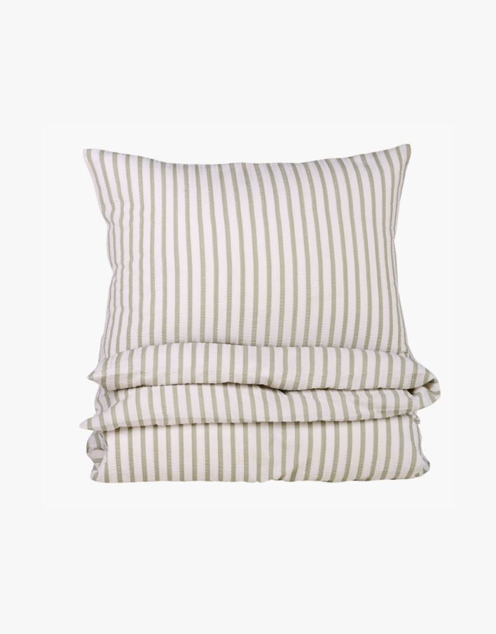 Pussilakanasetti kreppipuuvillaa vihreä - 150x210 cm vihreä - 1