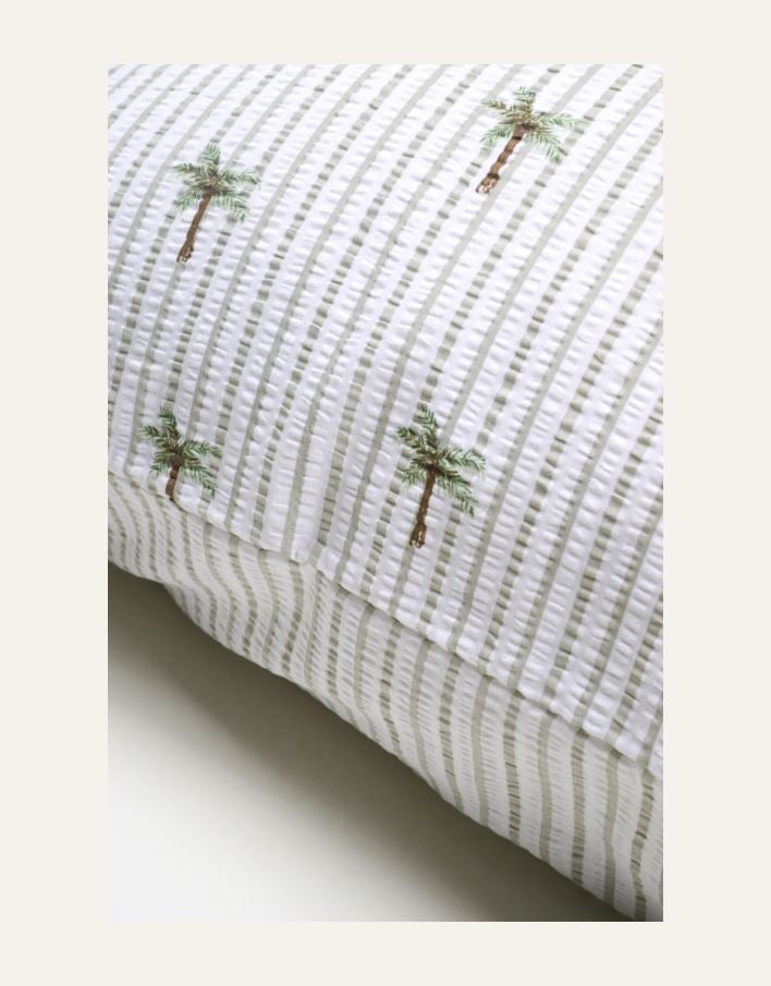 Tyynyliina kreppipuuvillaa moniväri - 2