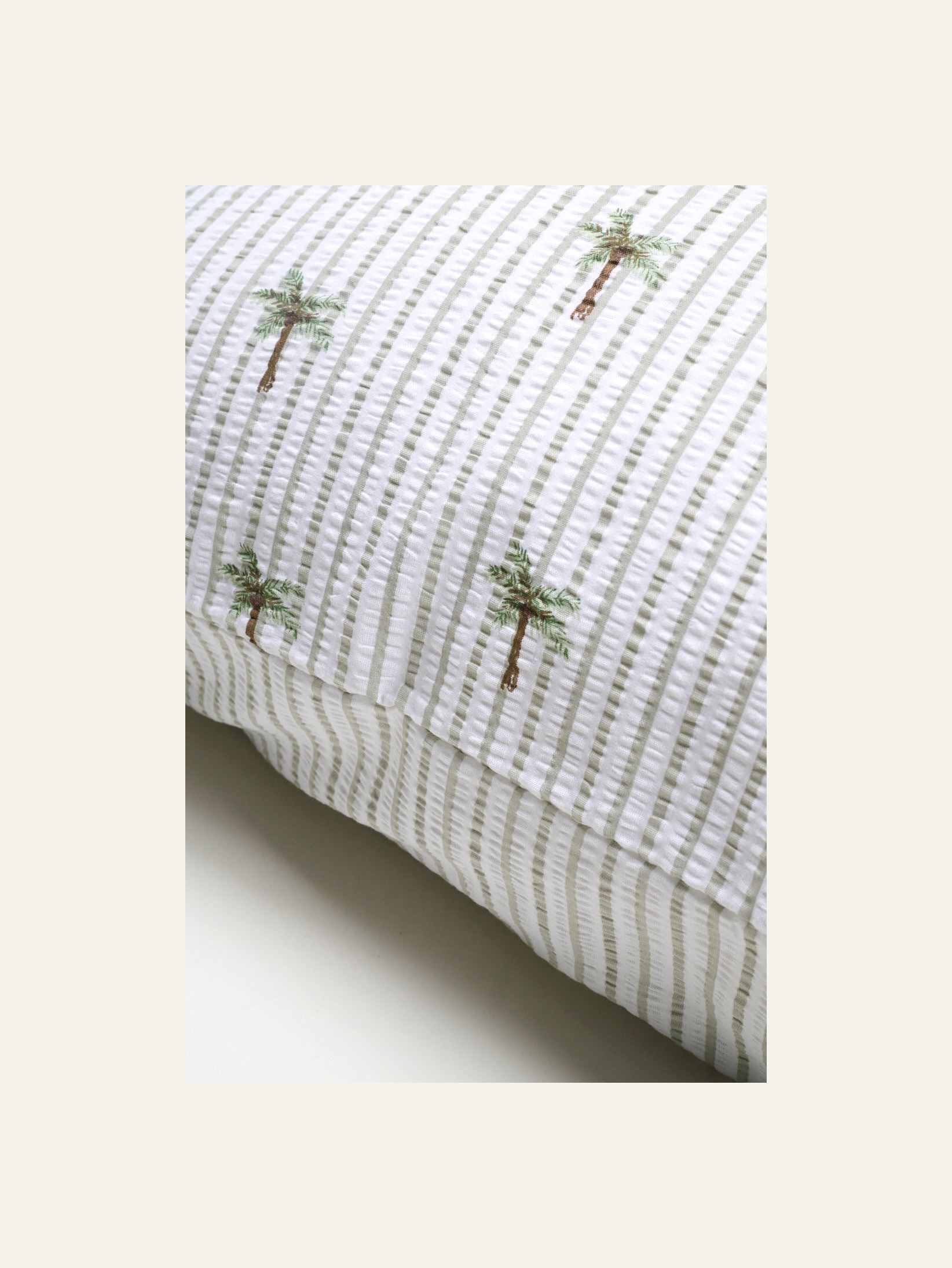 Tyynyliina kreppipuuvillaa moniväri - 2