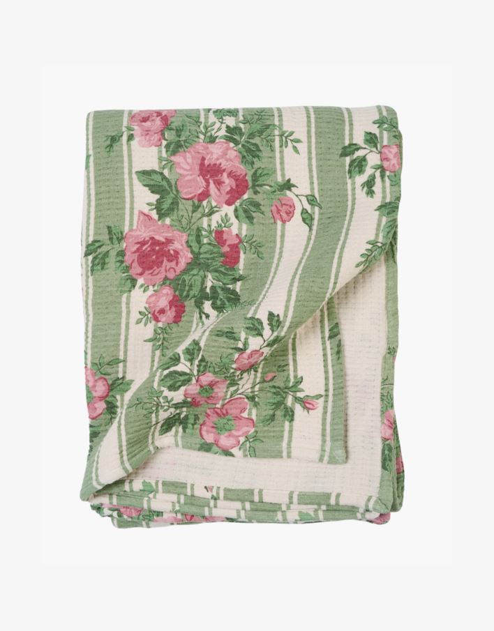 Torkkupeitto moniväri/vihreä - 130x170 cm moniväri/vihreä - 1