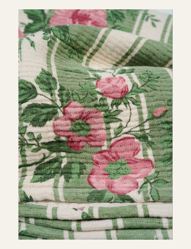 Torkkupeitto moniväri/vihreä - 2