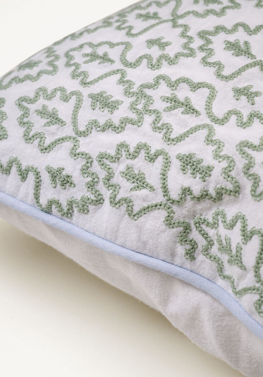 Koristetyynynpäällinen vihreä - 2