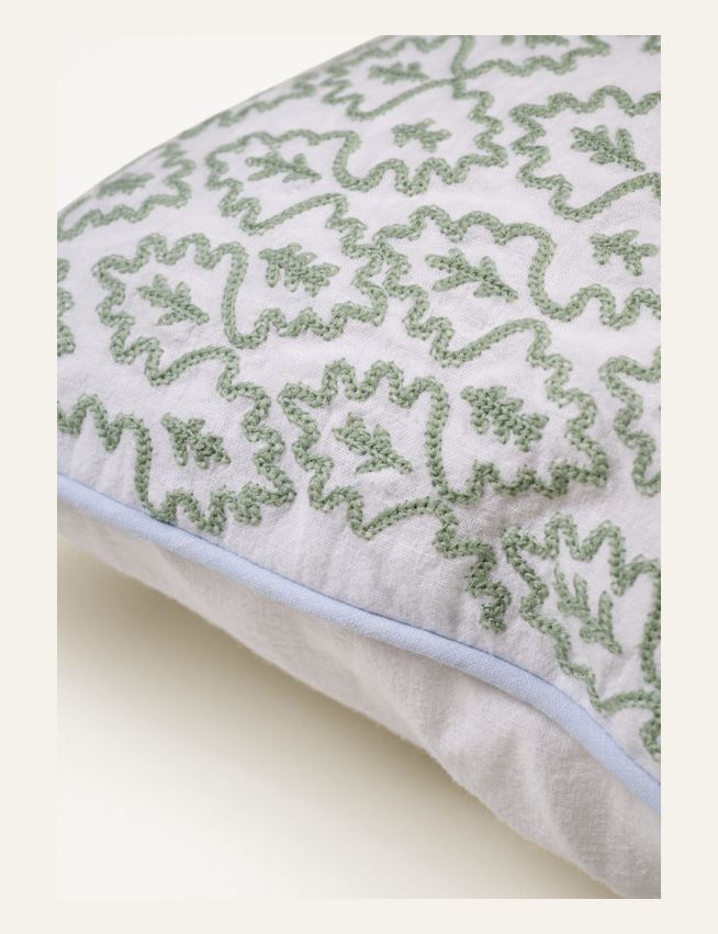 Koristetyynynpäällinen vihreä - 2