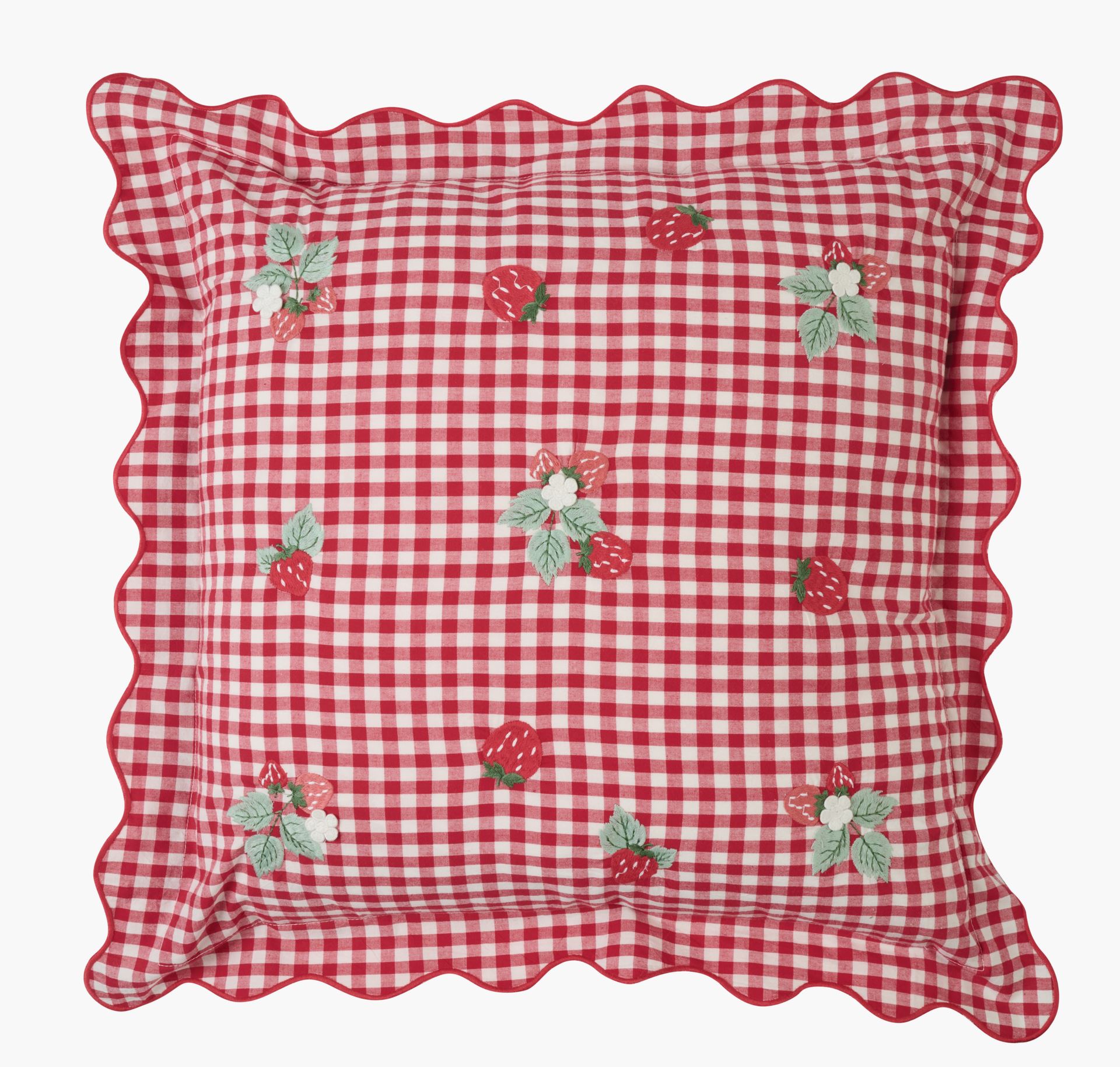 Koristetyyny punainen - 50x50 cm punainen - 1