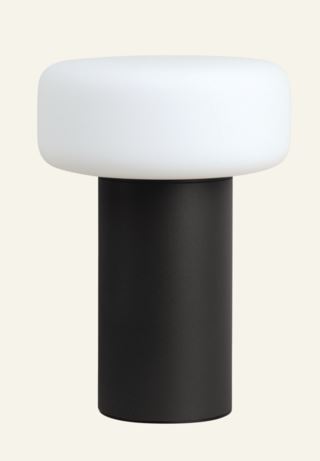 Ecko Ladattava pöytävalaisin musta