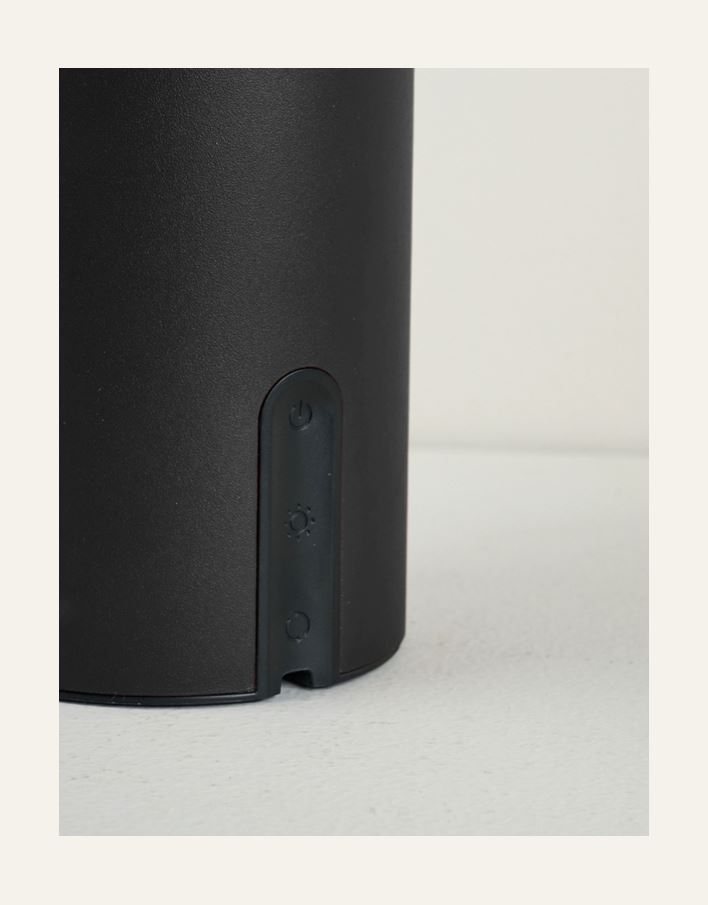 Ladattava pöytävalaisin musta - 3