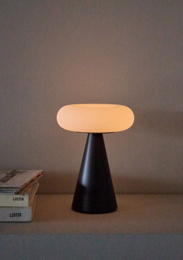 Led-pöytälamppu suklaanruskea - 5
