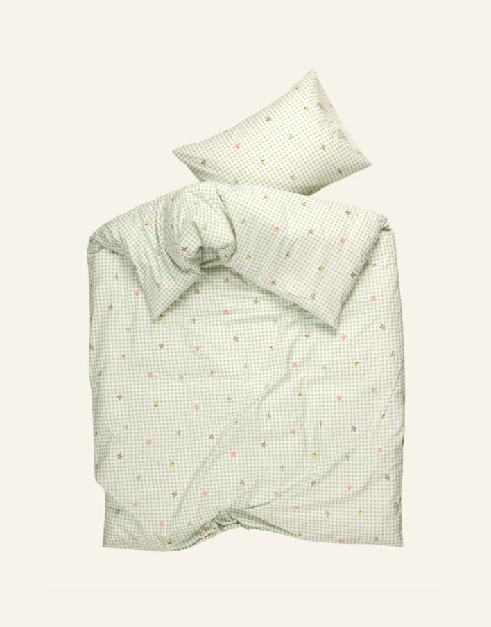 Pussilakanasetti puuvillaa vihreä - 3