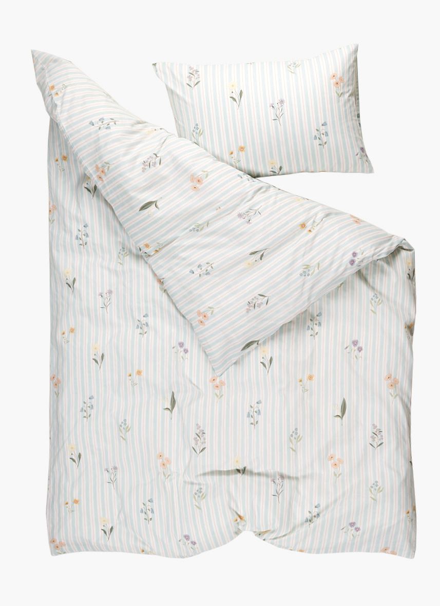 Pussilakanasetti puuvillaa vaaleansininen - 3