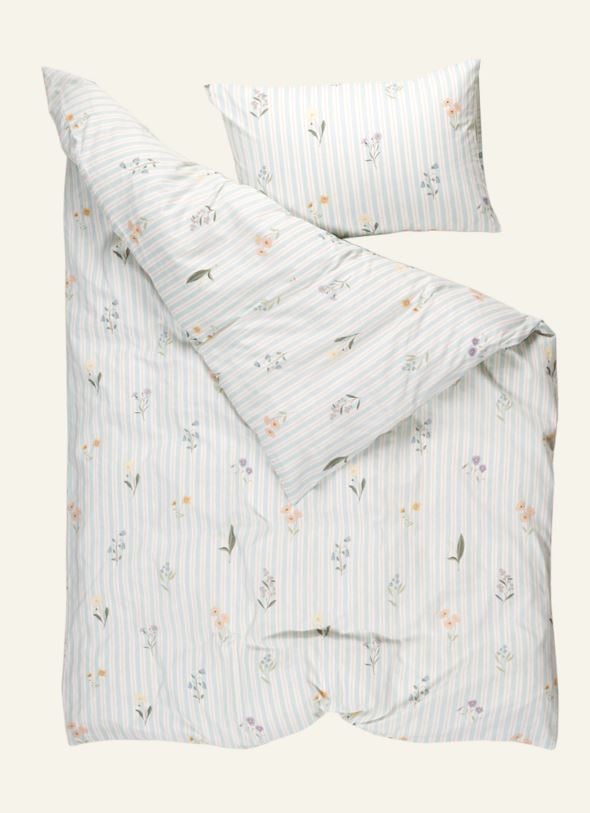 Pussilakanasetti puuvillaa vaaleansininen - 3