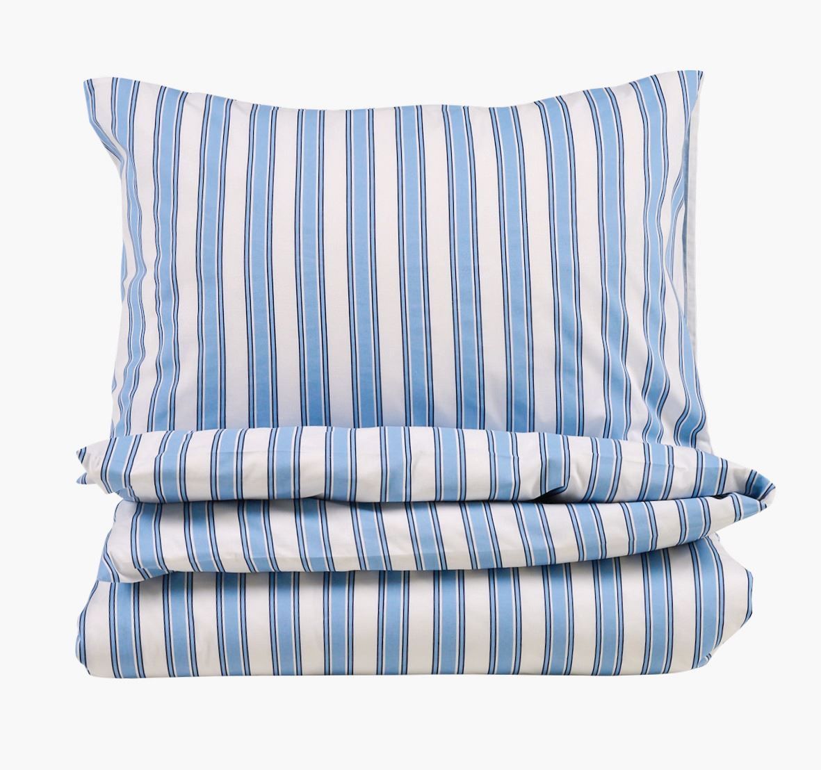 Pussilakanasetti puuvillaa sininen - 150x210 cm sininen - 1