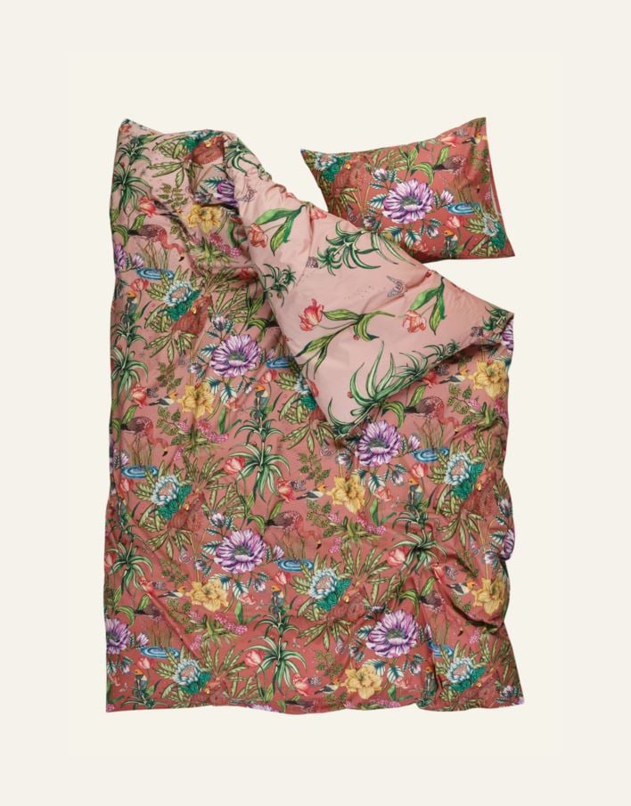 Pussilakanasetti percalea roosa - 3