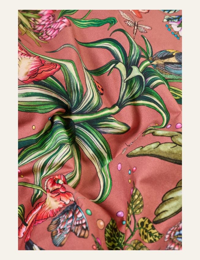 Pussilakanasetti percalea roosa - 2