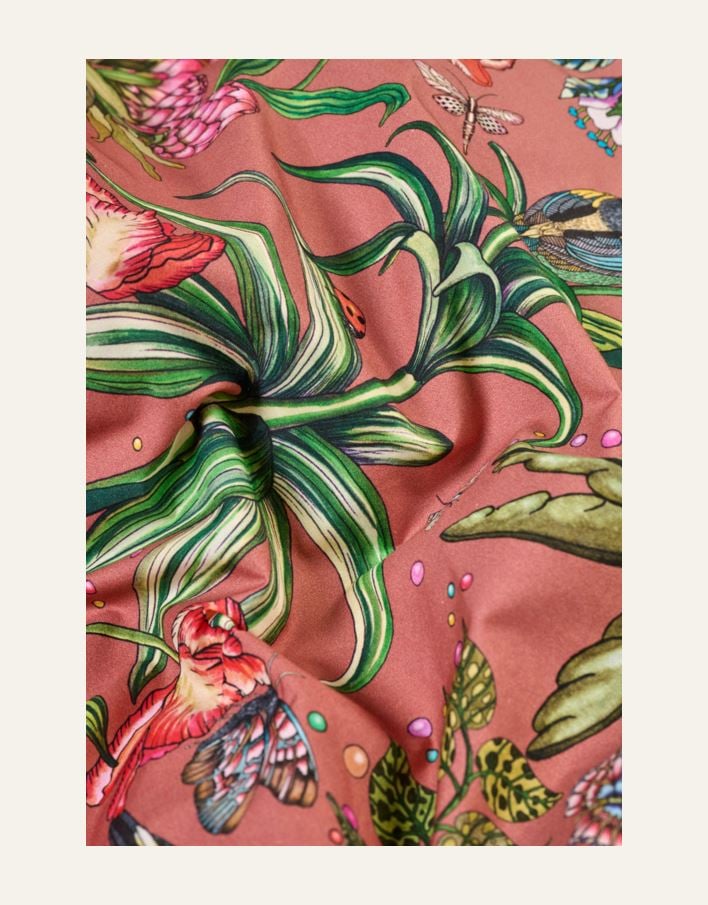 Pussilakanasetti percalea roosa - 2