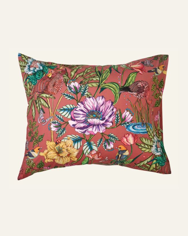 Tyynyliina percalea roosa - 50x60 cm roosa - 1