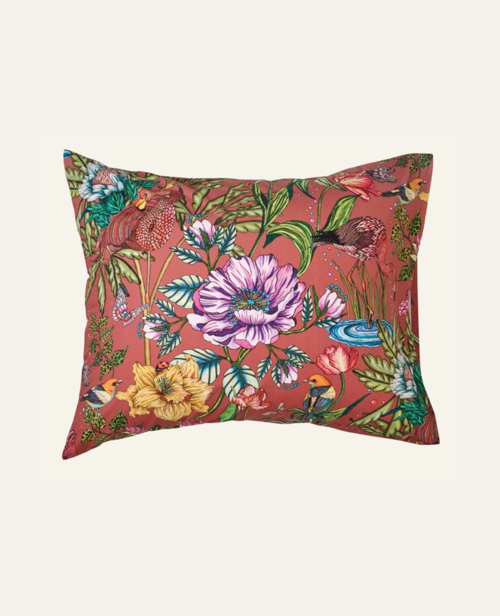 Tyynyliina percalea roosa - 50x60 cm roosa - 1