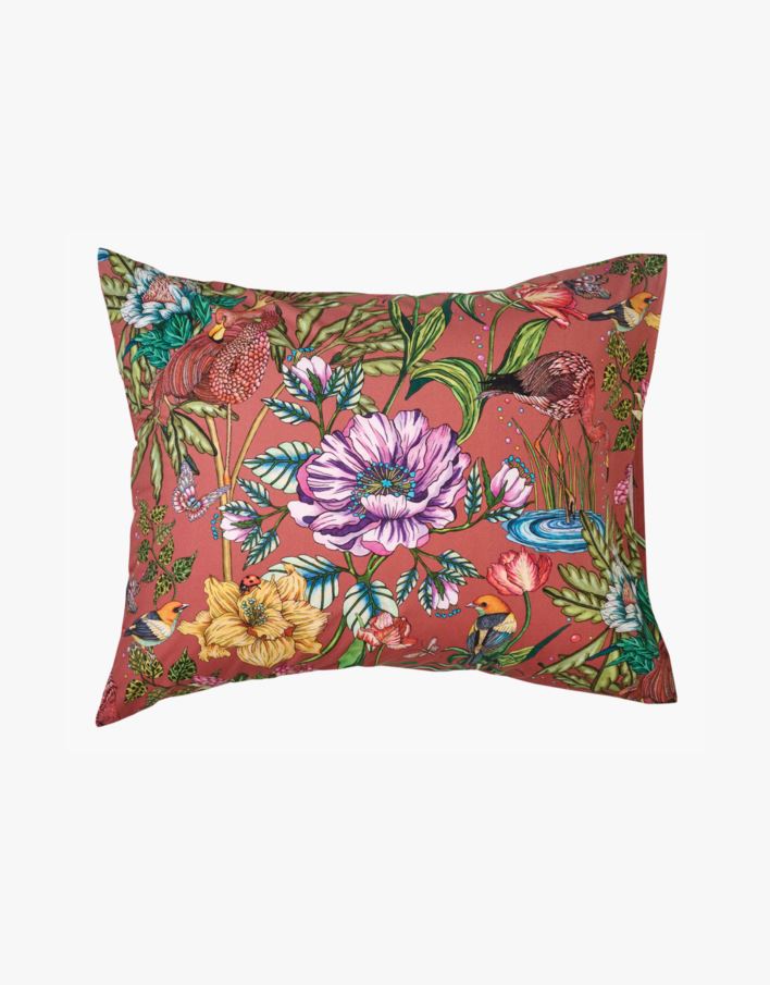 Tyynyliina percalea roosa - 50x60 cm roosa - 1