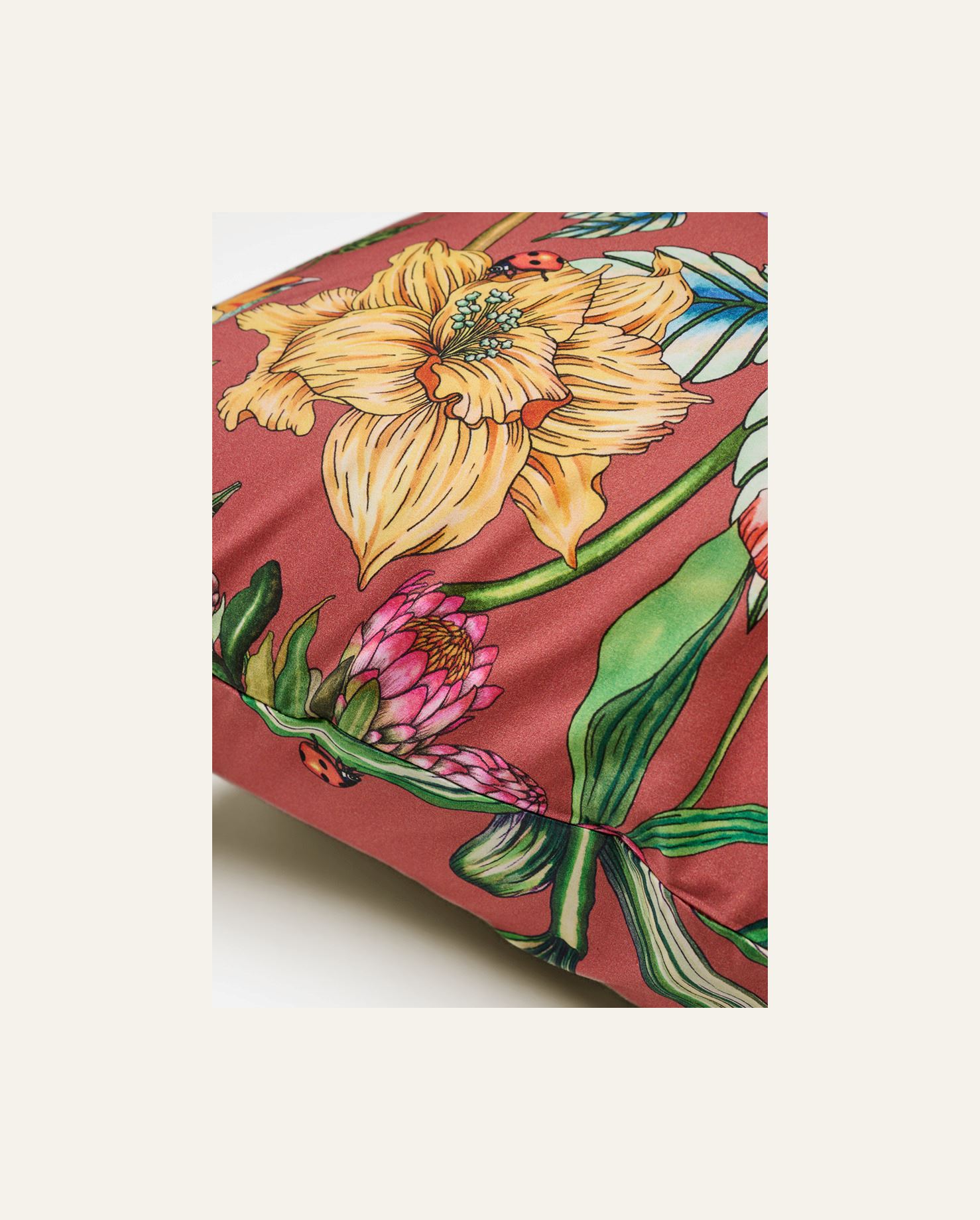 Tyynyliina percalea roosa - 2