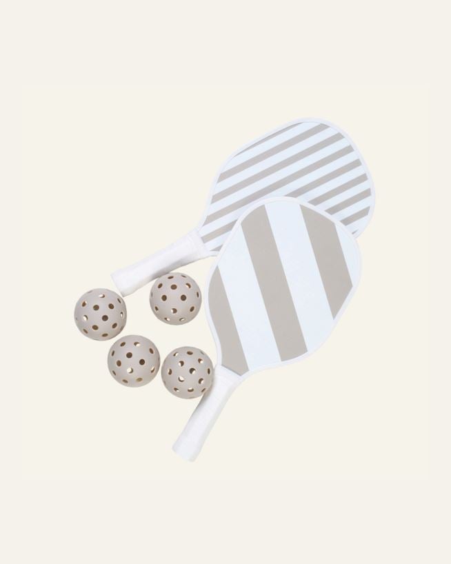 Pickleball-setti vaalean beige - 19,5x3,5x39,5 cm vaalean beige - 1