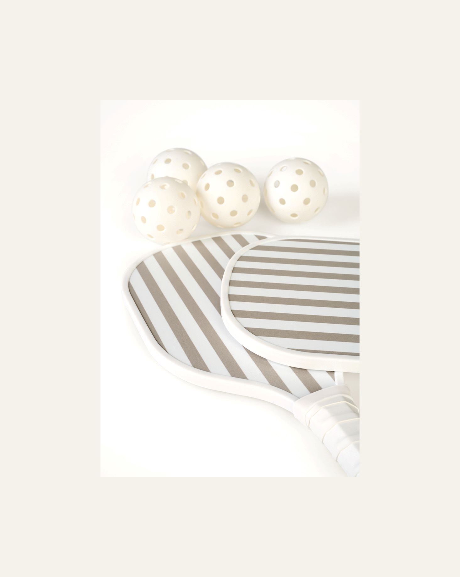 Pickleball-setti vaalean beige - 2