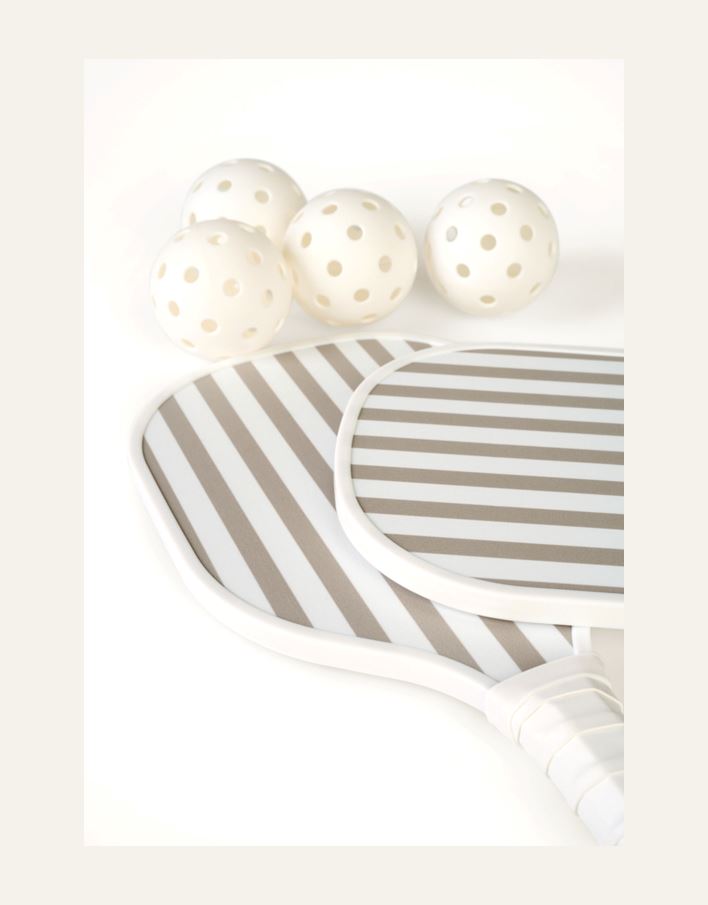Pickleball-setti vaalean beige - 2