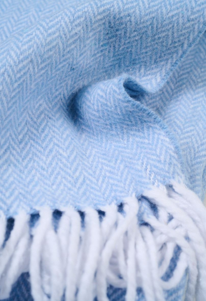 Torkkupeitto vaaleansininen - 2