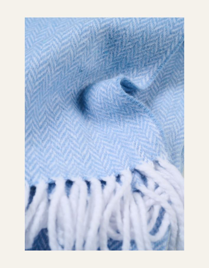 Torkkupeitto vaaleansininen - 2