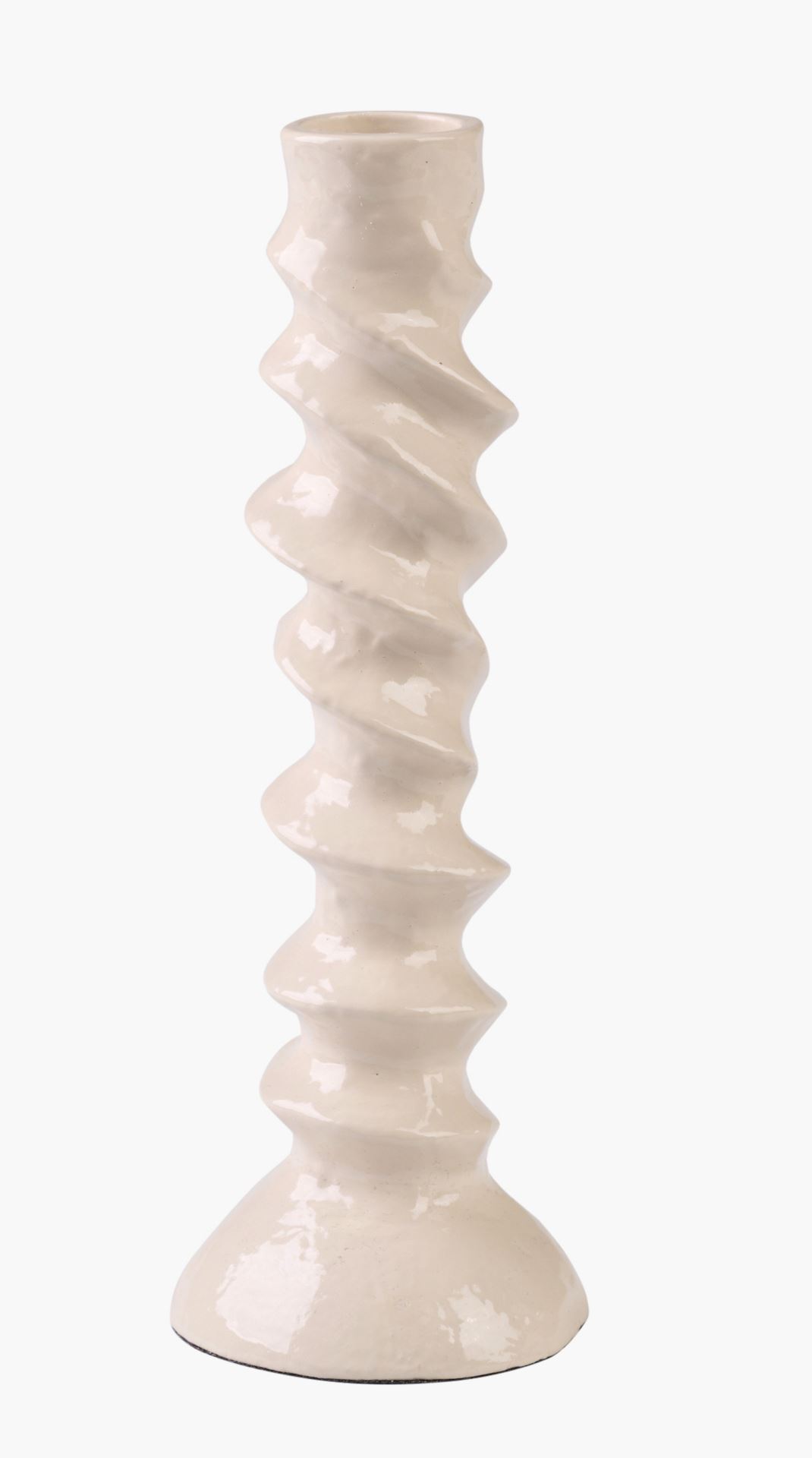 Kynttilänjalka beige - 6x6x17,5 cm beige - 1