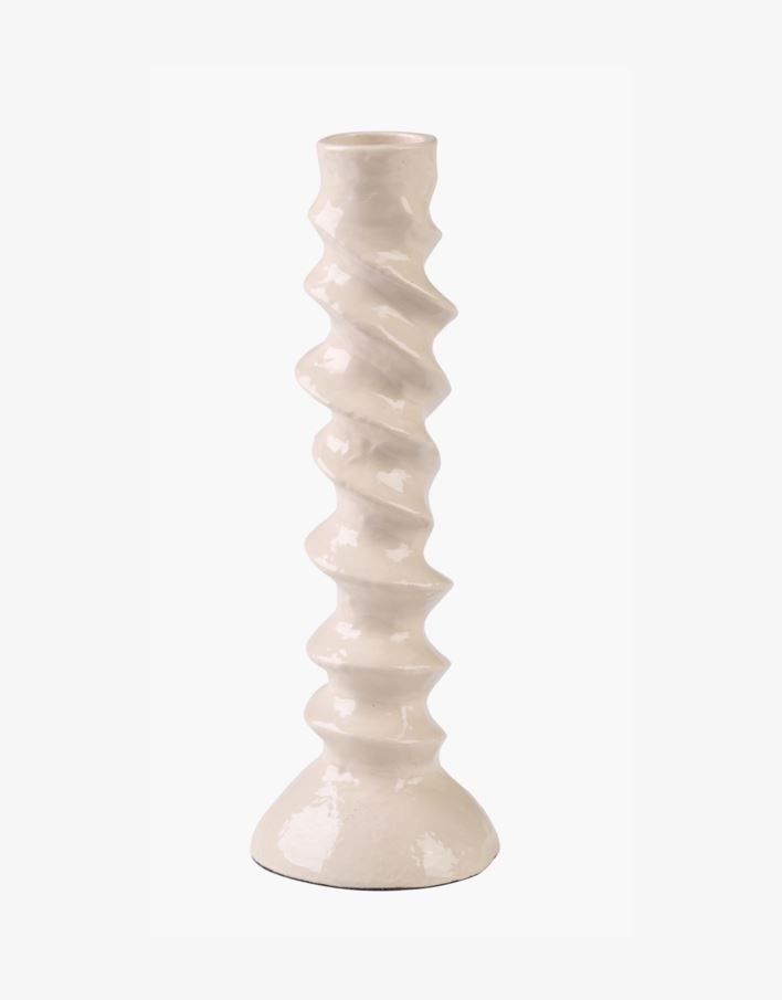 Kynttilänjalka beige - 6x6x17,5 cm beige - 1