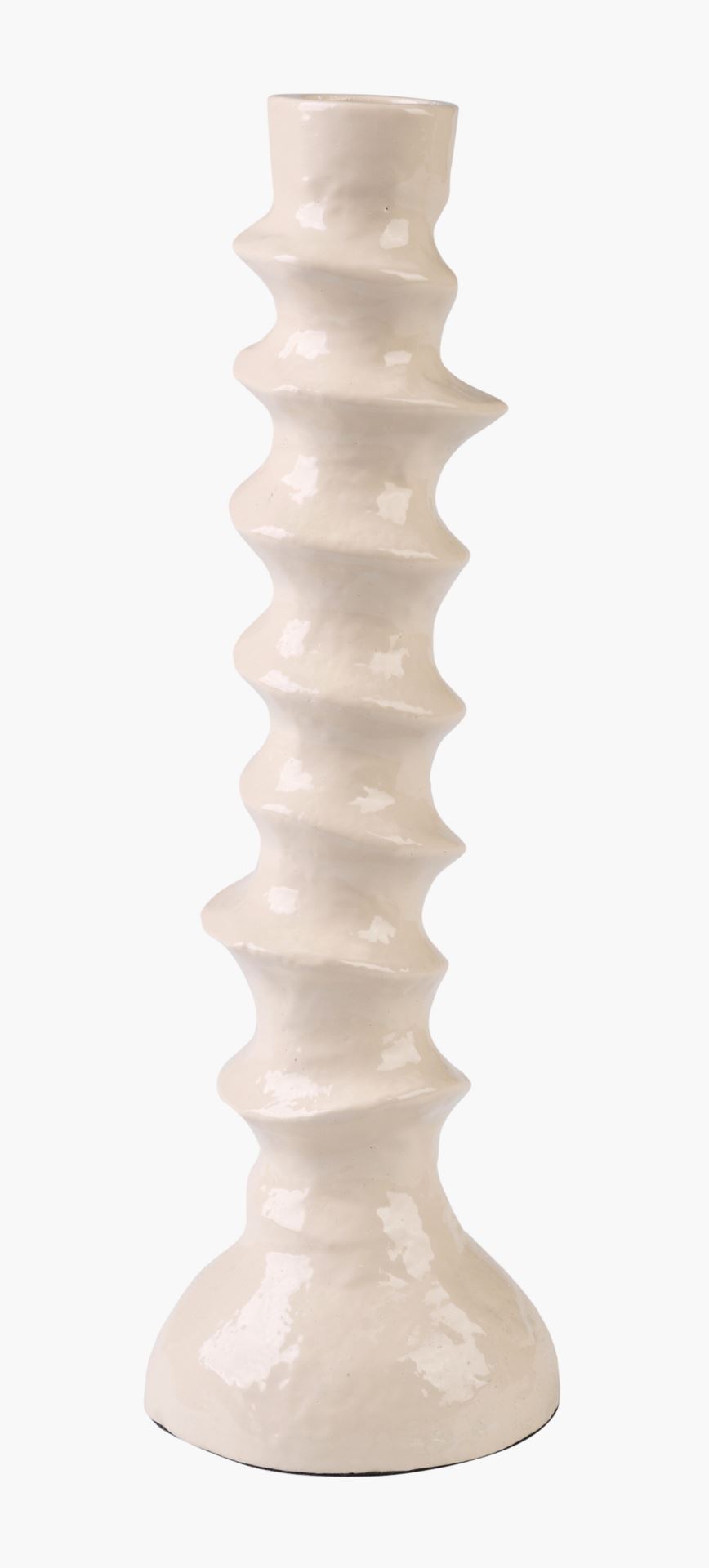 Kynttilänjalka beige - 6x6x17,5 cm beige - 1