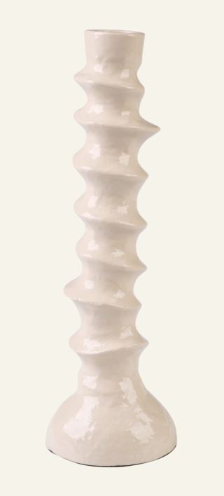 Marrakesh kynttilänjalka beige