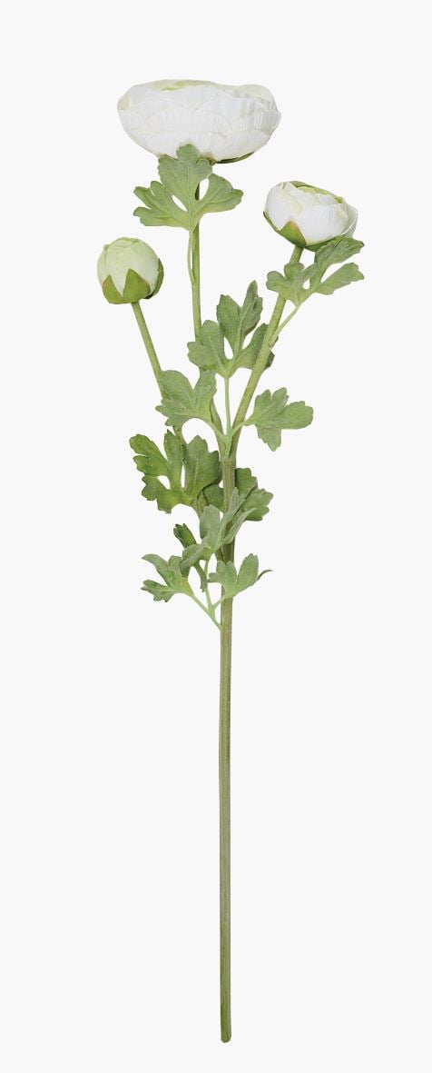 Kukka valkoinen - 18x14x63,5 cm valkoinen - 1