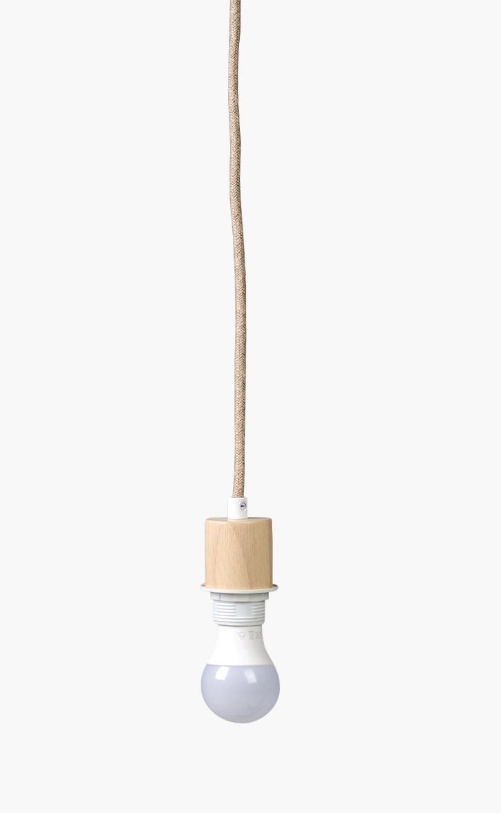 Valaisinjohto valkoinen - 300 cm valkoinen - 1