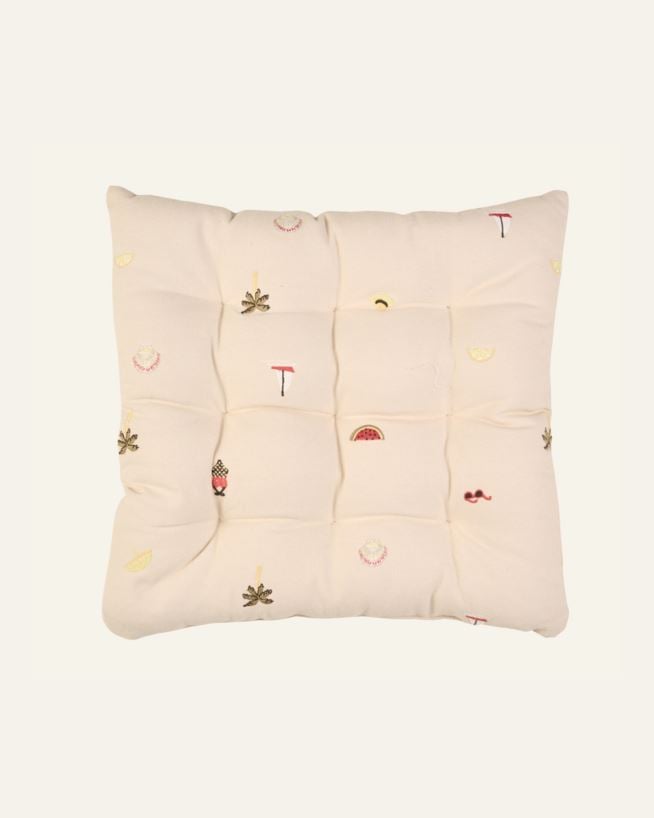 Istuintyyny beige - 40x40x4 cm beige - 1
