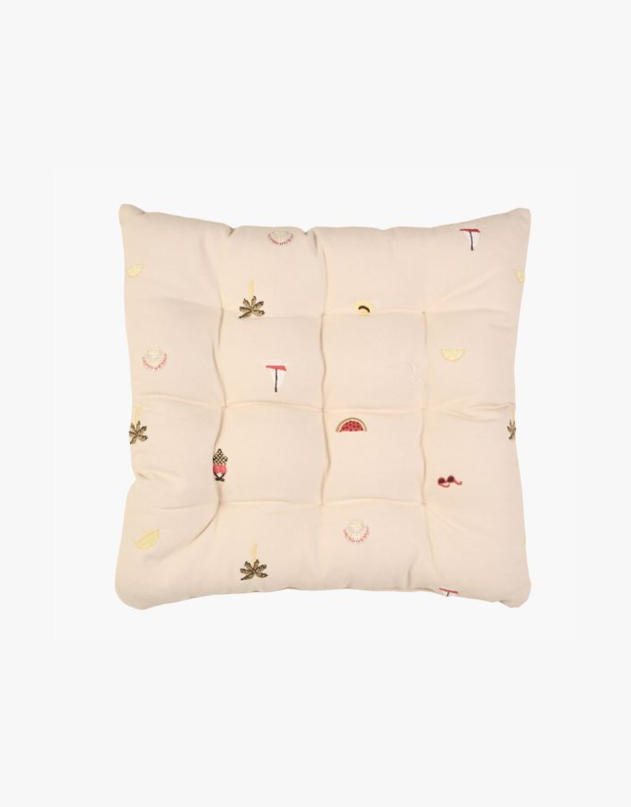 Istuintyyny beige - 40x40x4 cm beige - 1