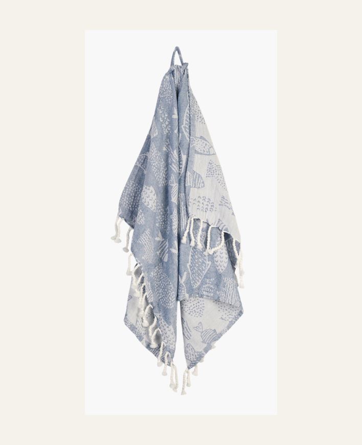 Pyyhe sininen - 50x70 cm sininen - 1