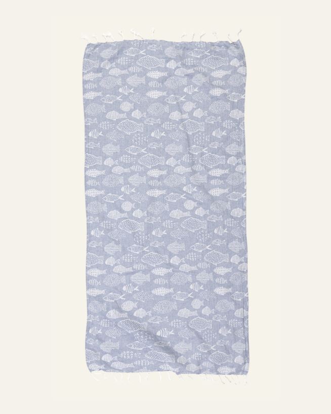 Kylpypyyhe sininen - 70x150 cm sininen - 1