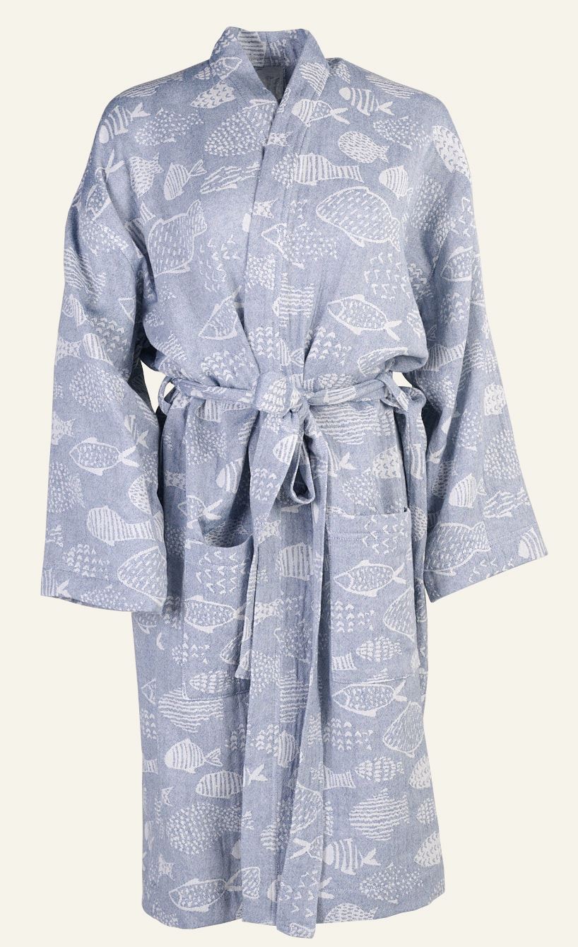 Kimono sininen - 75x105 cm sininen - 1