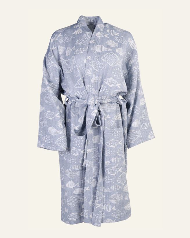 Kimono sininen - 75x105 cm sininen - 1