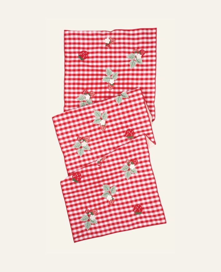 Kaitaliina punainen - 33x110cm punainen - 1