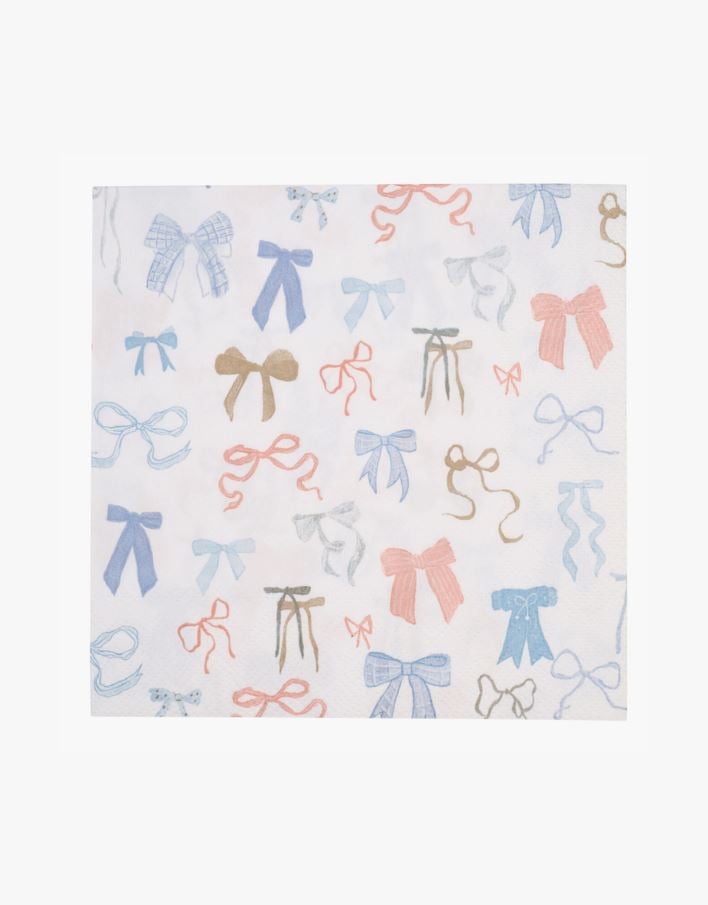 Paperiservetit moniväri/sininen - 33x33 cm moniväri/sininen - 1