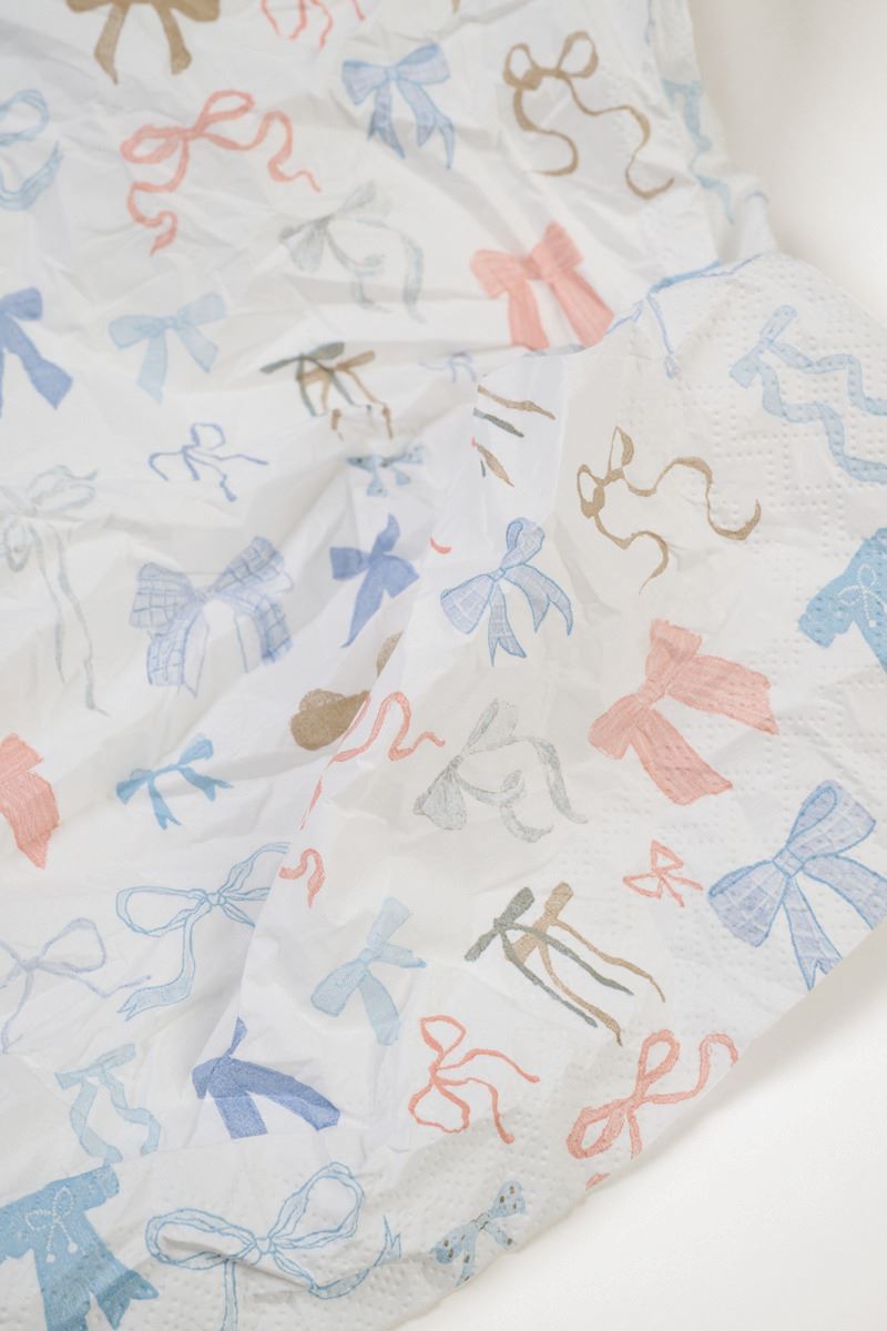 Paperiservetit moniväri/sininen - 2