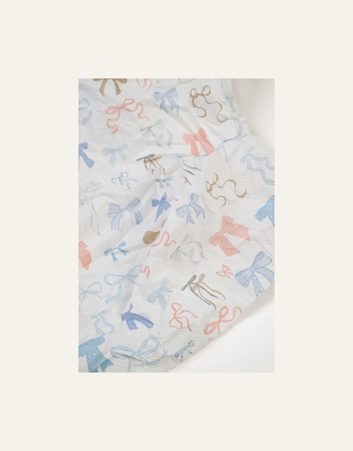 Paperiservetit moniväri/sininen - 2